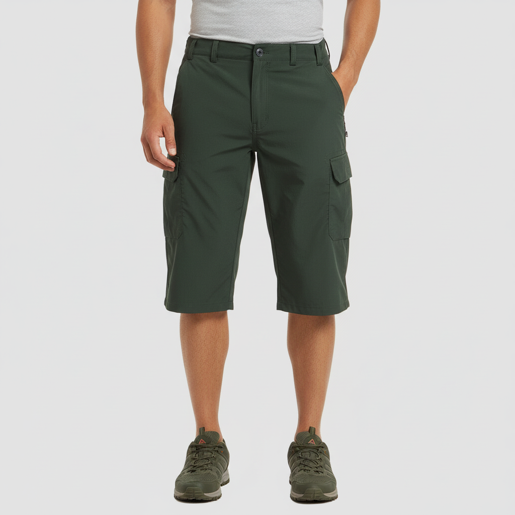 Tanzanix | Cargoshorts i andningsbart material med flera fickor