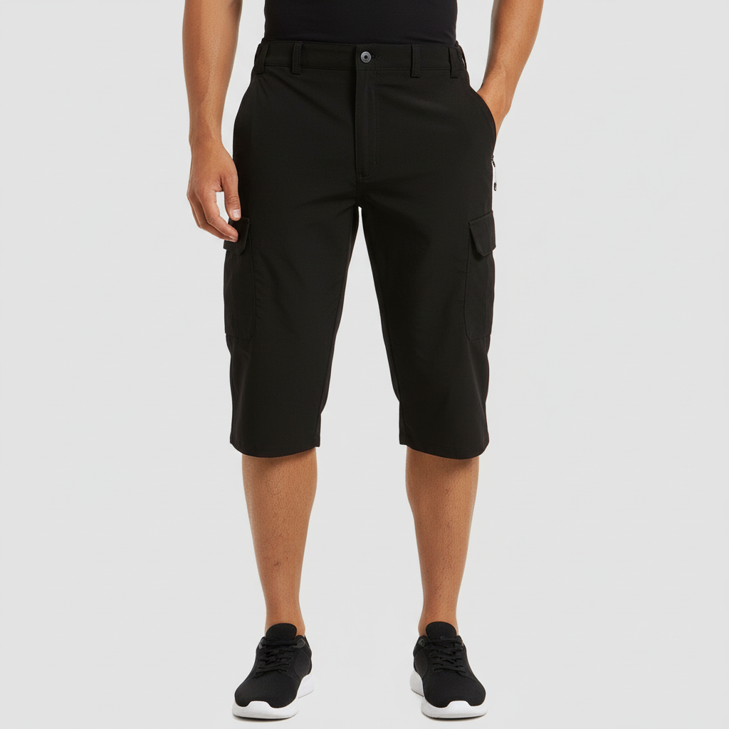 Tanzanix | Cargoshorts i andningsbart material med flera fickor