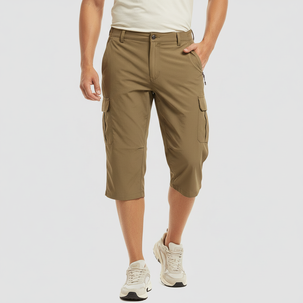 Tanzanix | Cargoshorts i andningsbart material med flera fickor