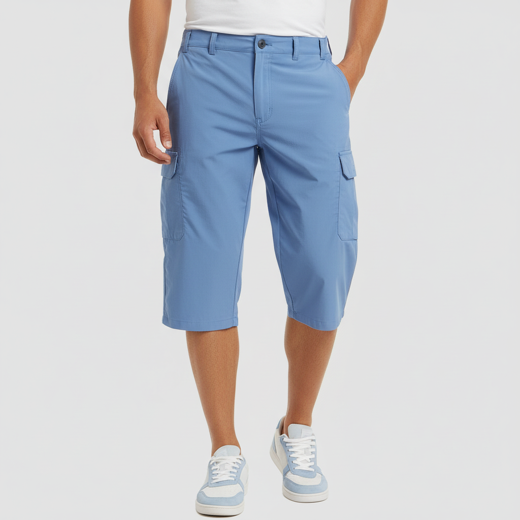 Tanzanix | Cargoshorts i andningsbart material med flera fickor