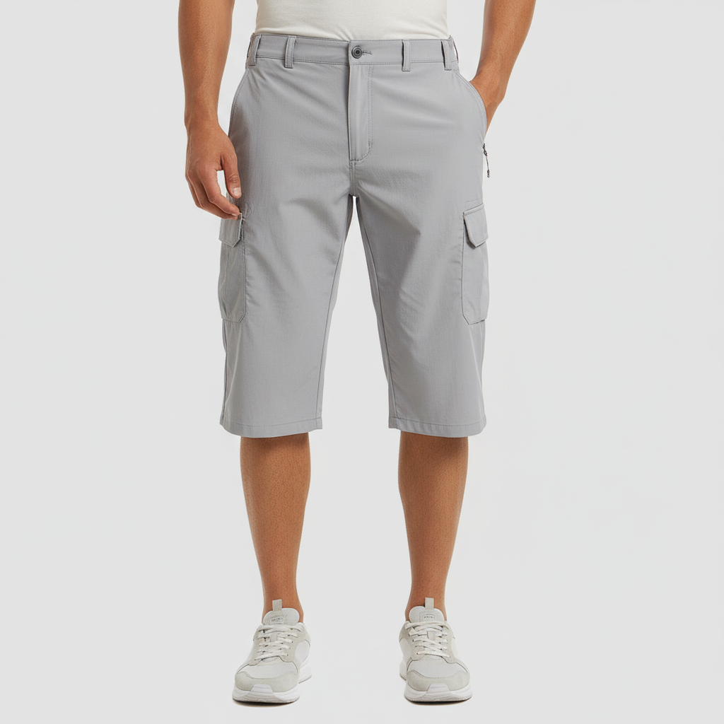 Tanzanix | Cargoshorts i andningsbart material med flera fickor