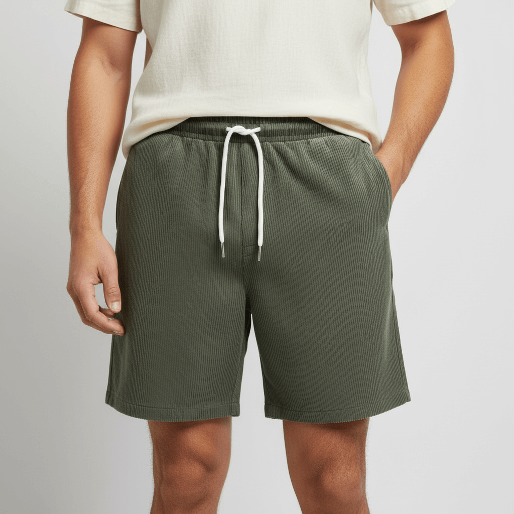 Tanzanix | Andningsbara badshorts med resÄr i midjan