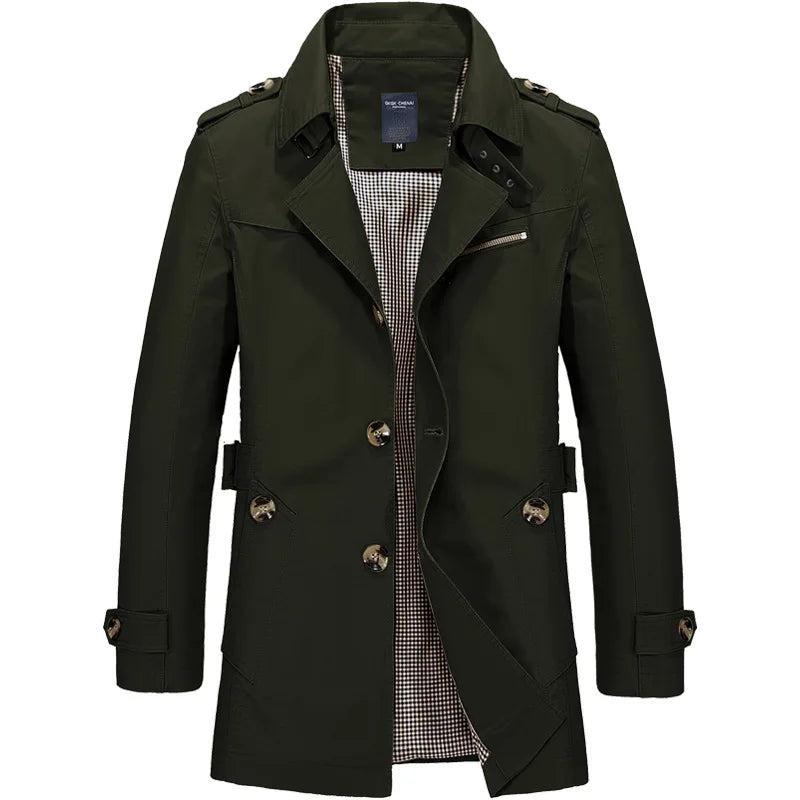 Tanzanix | Trenchcoat i bomullsblandning