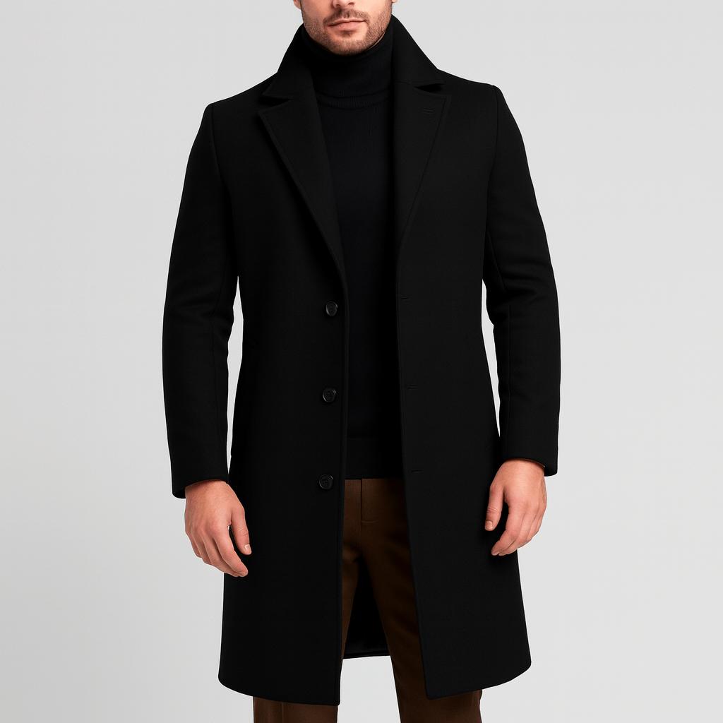 Tanzanix | Trenchcoat i ullblandning