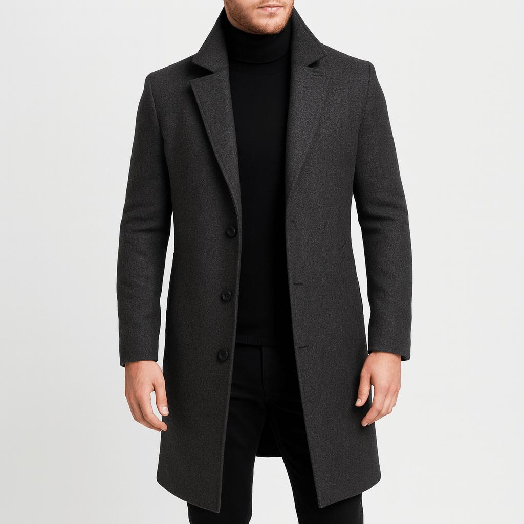 Tanzanix | Trenchcoat i ullblandning