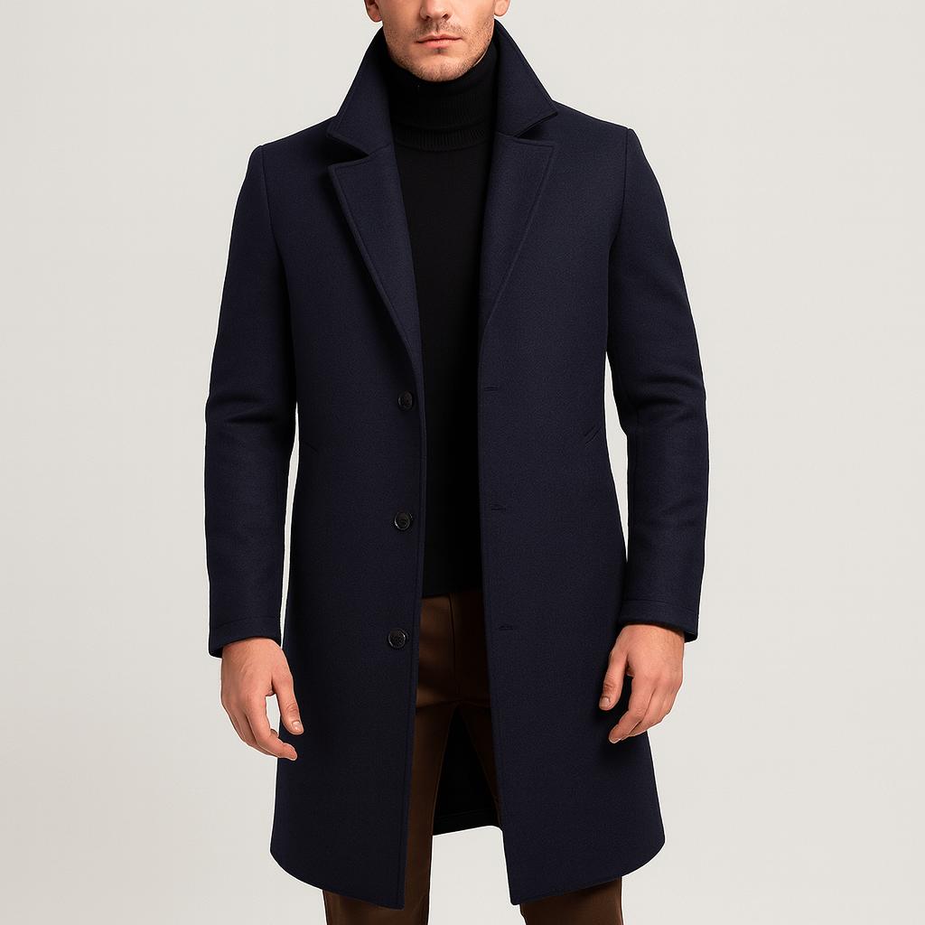 Tanzanix | Trenchcoat i ullblandning