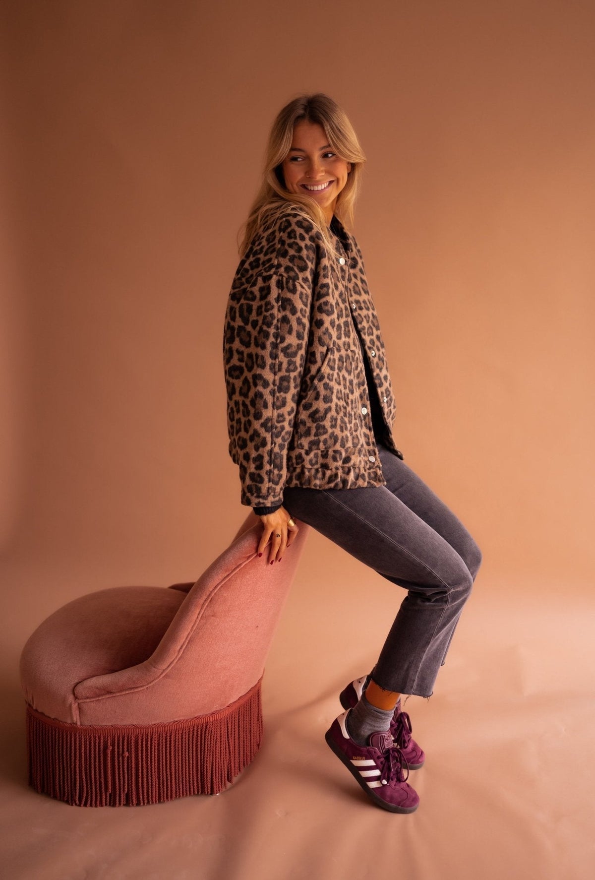 Åsta | Skjortjacka dam med leopardmönster - bild 8