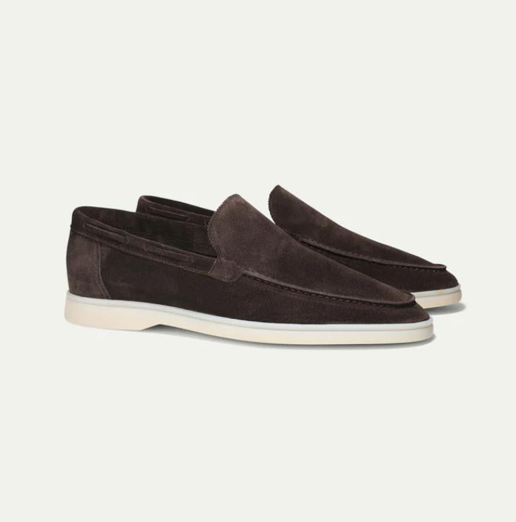 Max | Slip-on loafers herr i mocka