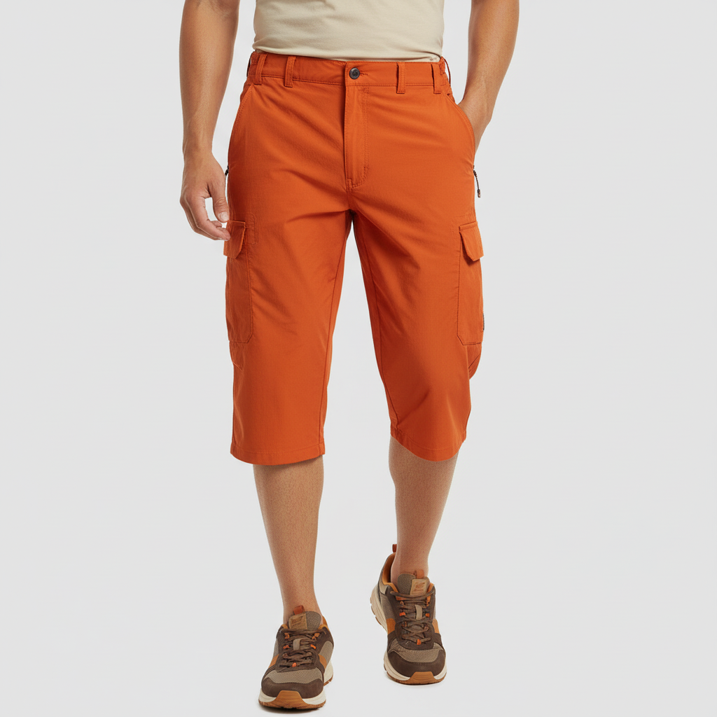 Tanzanix | Cargoshorts i andningsbart material med flera fickor