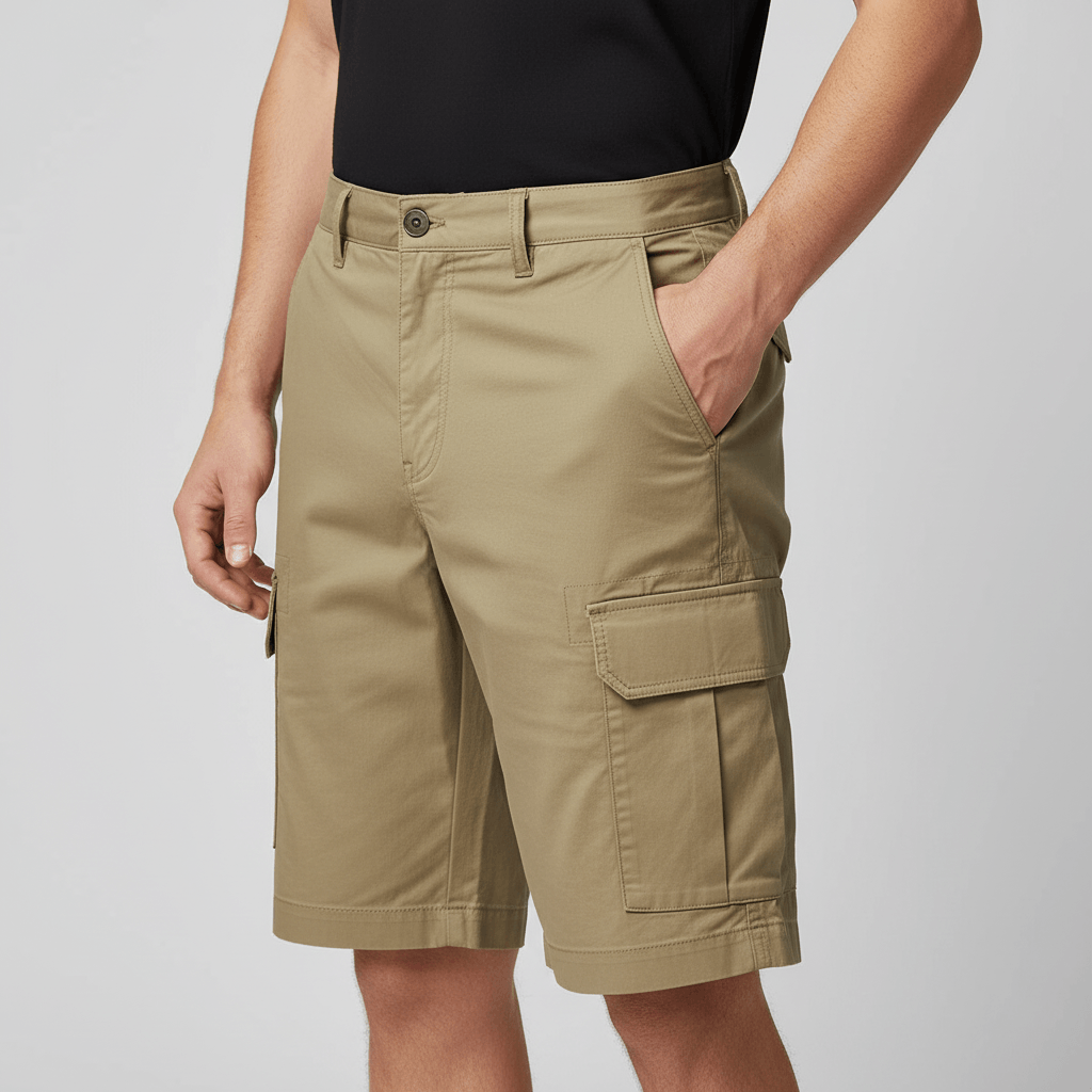 Tanzanix | Andningsbara cargoshorts med sex fickor