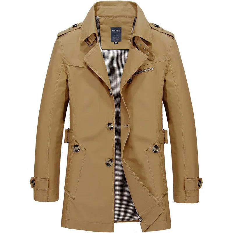Tanzanix | Trenchcoat i bomullsblandning