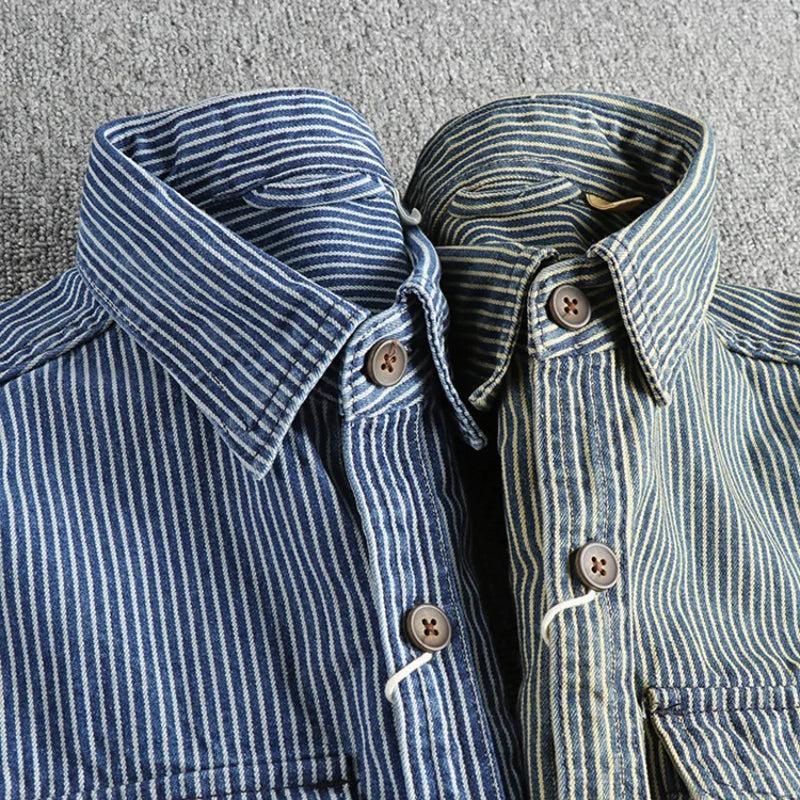 Tanzanix | Randig jeansjacka