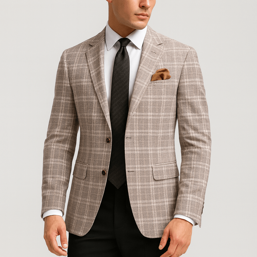 Alfie | Kavaj herr i slim fit - Beige