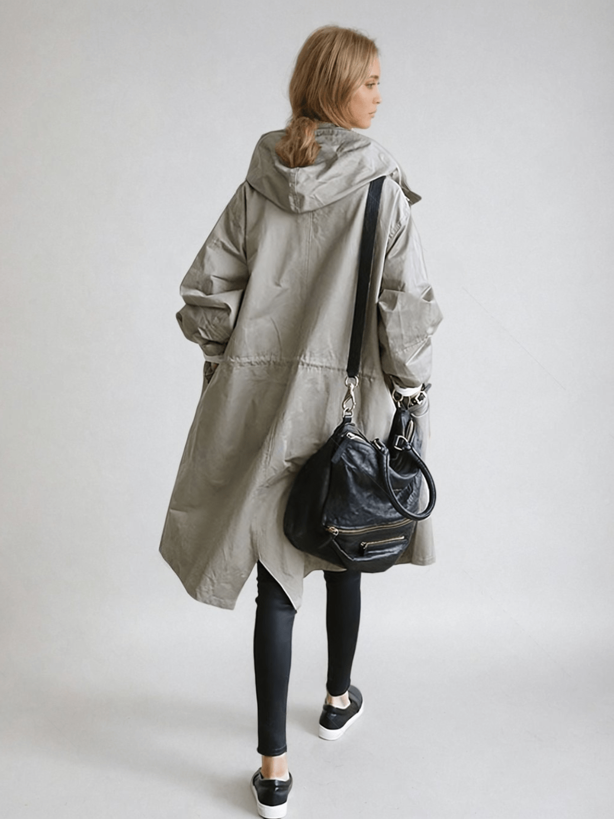 Audrey | Trenchcoat dam med huva - bild 7