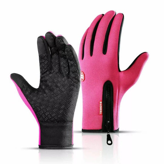 Birger | Fodrade vinterhandskar med touchfunktion - Rosa