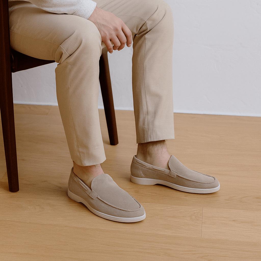 Max | Slip-on loafers herr i mocka - bild 5