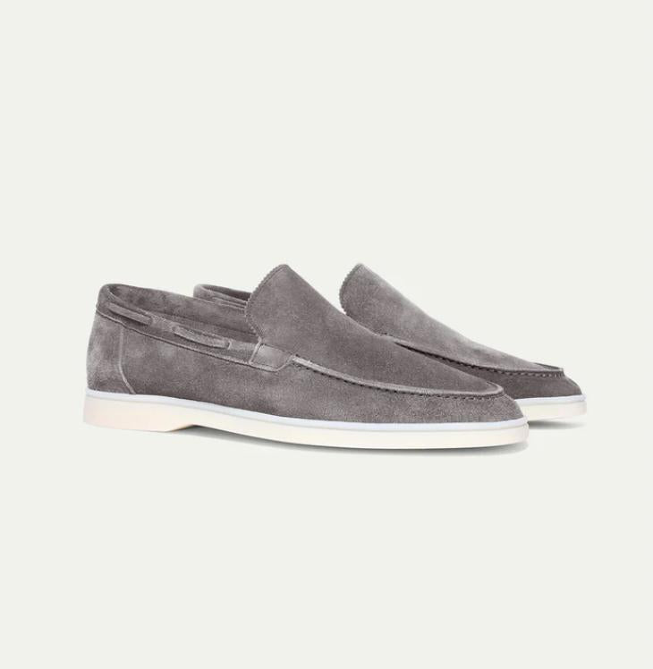 Max | Slip-on loafers herr i mocka