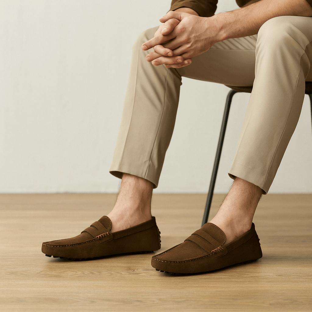 Milo | Mockasiner herr i mocka - Brun