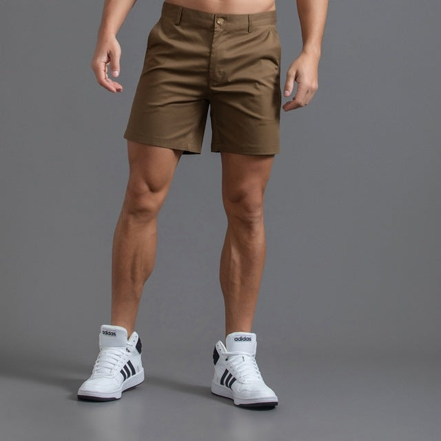 Oliver | Chinoshorts herr för sommar - Brun